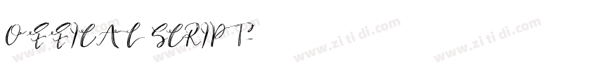 OFFICAL SCRIPT字体转换 OFFICAL SCRIPT字体转换